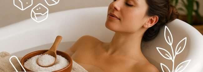 Польза ванн с морской солью для тела и кожи