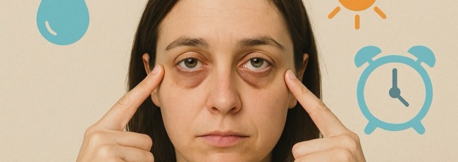 Темні кола під очима: причини та способи зменшення