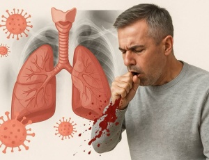 Чому з’являється кров при кашлі та коли це небезпечно