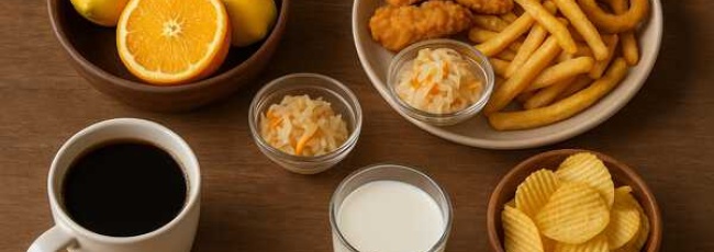 Які продукти варто уникати під час вживання кави