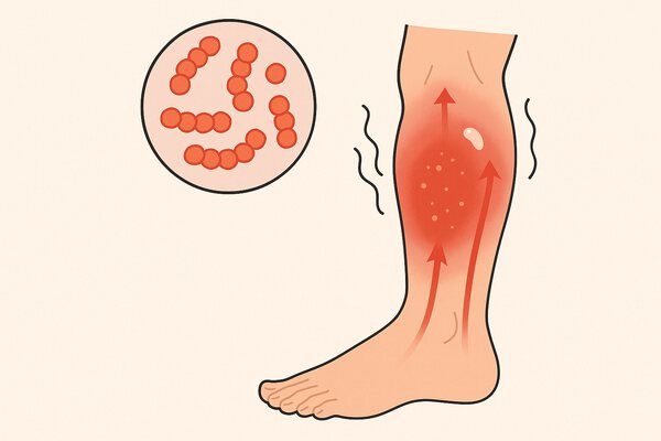 Бешиха (рожа): бактеріальна інфекція шкіри