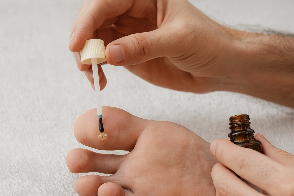 Як видалити бородавку саліциловою кислотою вдома