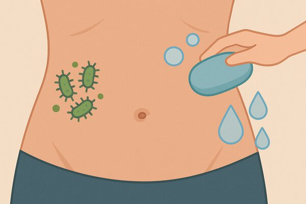 Неприємний запах з пупка? Причини і як його очищати