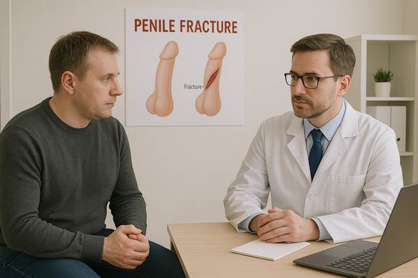 Перелом статевого члена: причини, симптоми, лікування