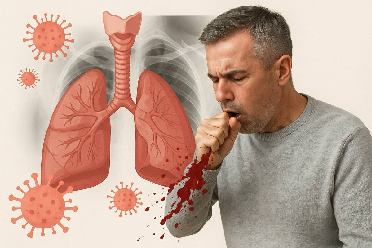 Чому з’являється кров при кашлі та коли це небезпечно