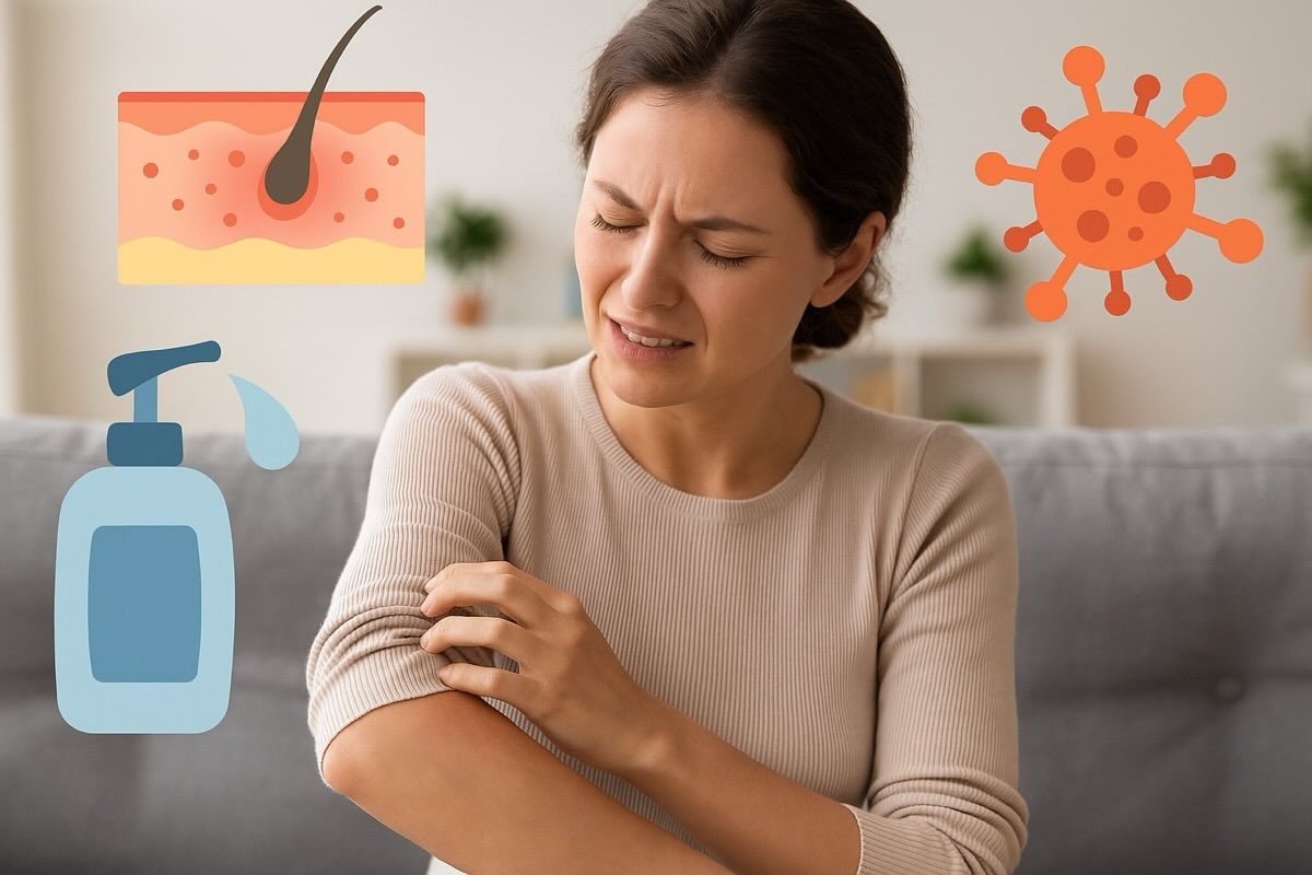 Зуд кожи: причины, возможные болезни, лечение