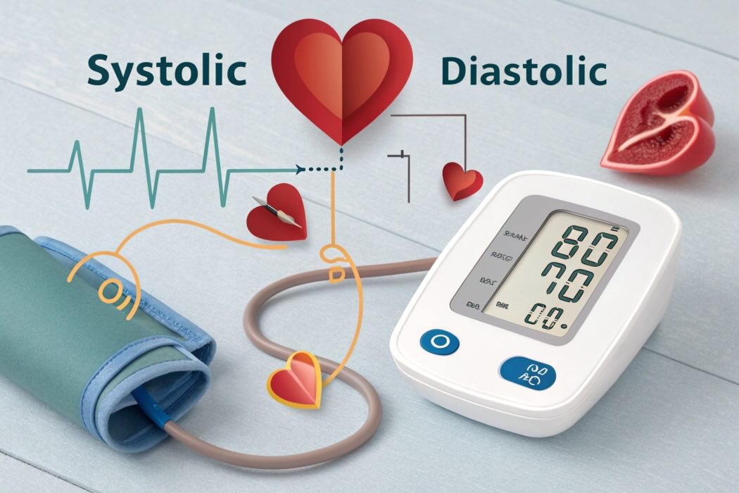 Систолічний і діастолічний артеріальний тиск: важливі обидва показники