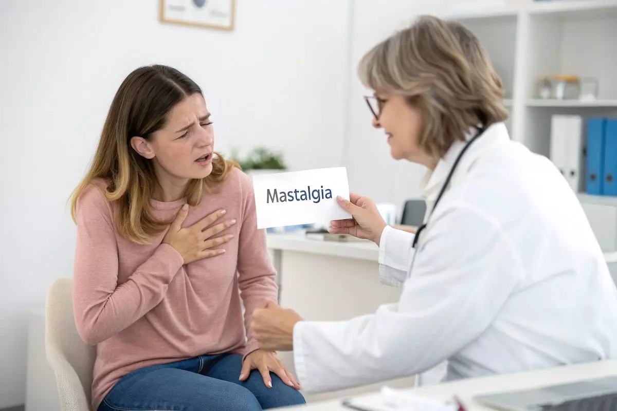 Біль у грудях (масталгія): причини, симптоми, лікування